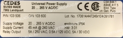 Универсальный источник питания  CEDES (контроллер) 20...265V AC/DC