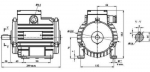Электродвигатель АИС-71А8НЛУ3 лапы